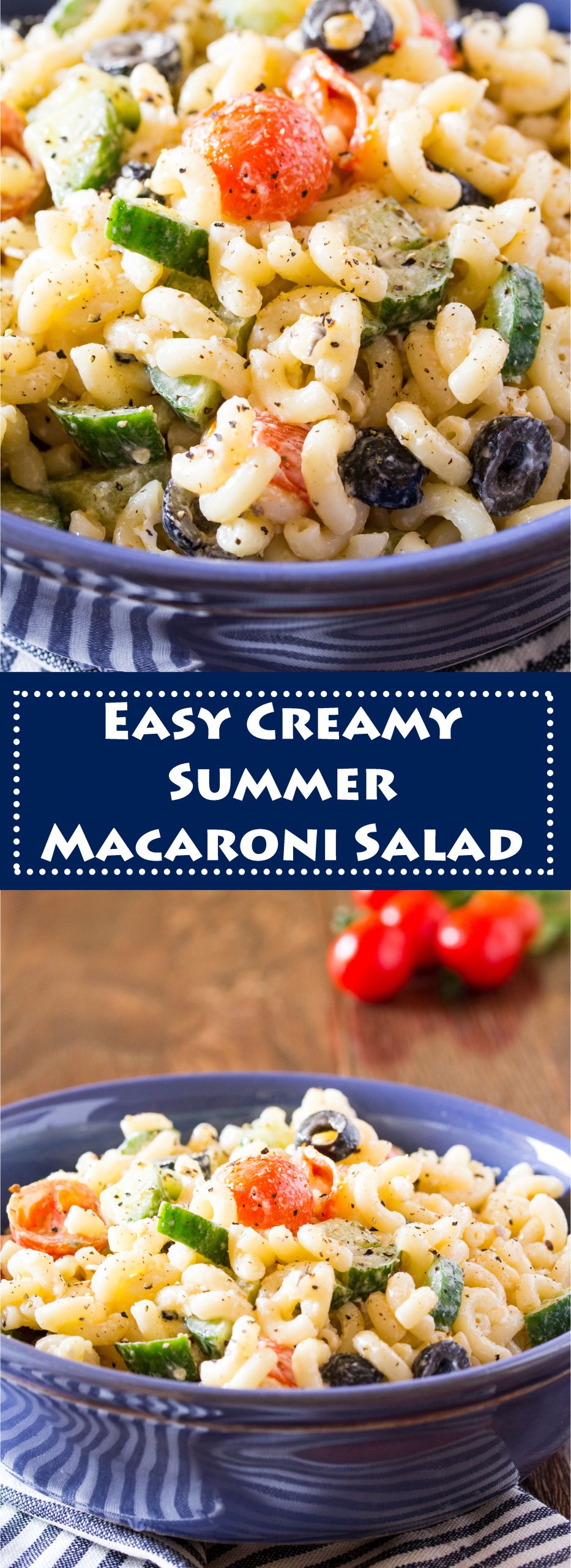 Creamy Macaroni Salad Recipe
 Easy Creamy Summer Macaroni Salad Recipe