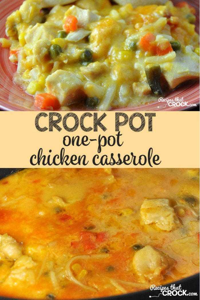 Crock Pot Chicken Casserole Recipe
 Crock Pot e Pot Chicken Casserole Recipes That Crock
