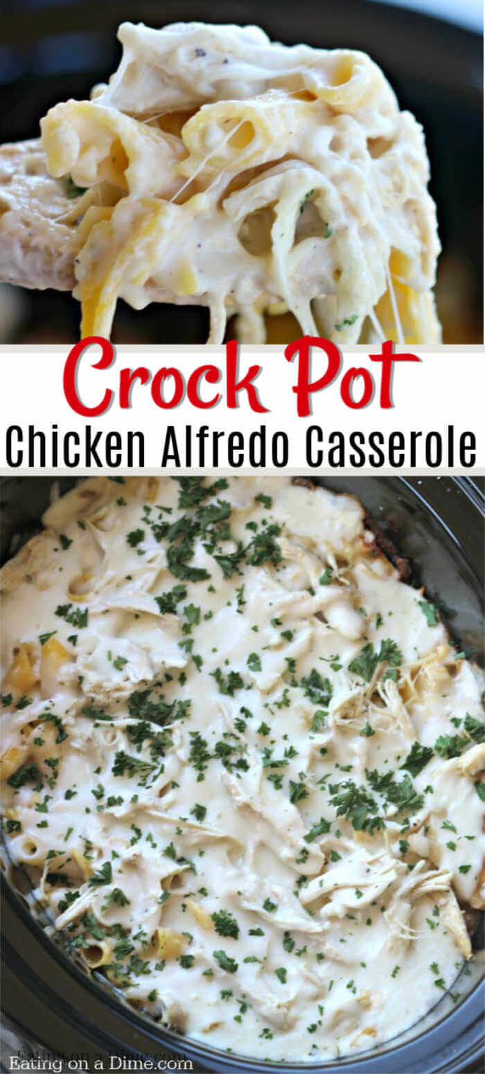 Crock Pot Chicken Casserole Recipe
 crock pot chicken Alfredo casserole recipe Chicken