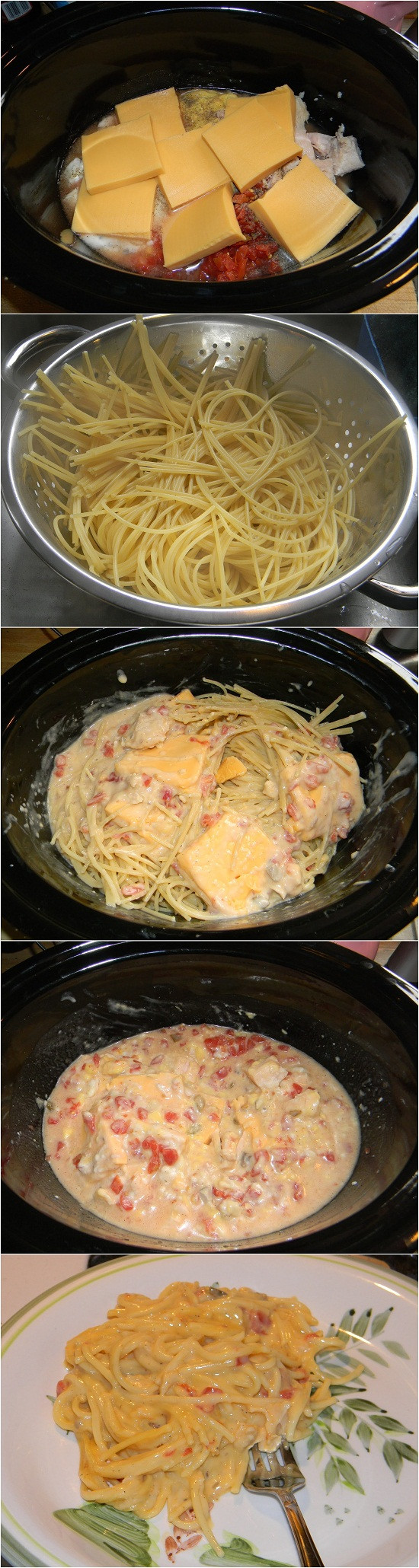 Crock Pot Chicken Spaghetti
 Crock pot Cheesy Chicken Spaghetti Recipe