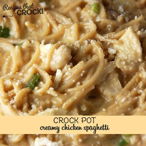 Crock Pot Chicken Spaghetti
 Creamy Chicken Spaghetti Crock Pot Recipes That Crock