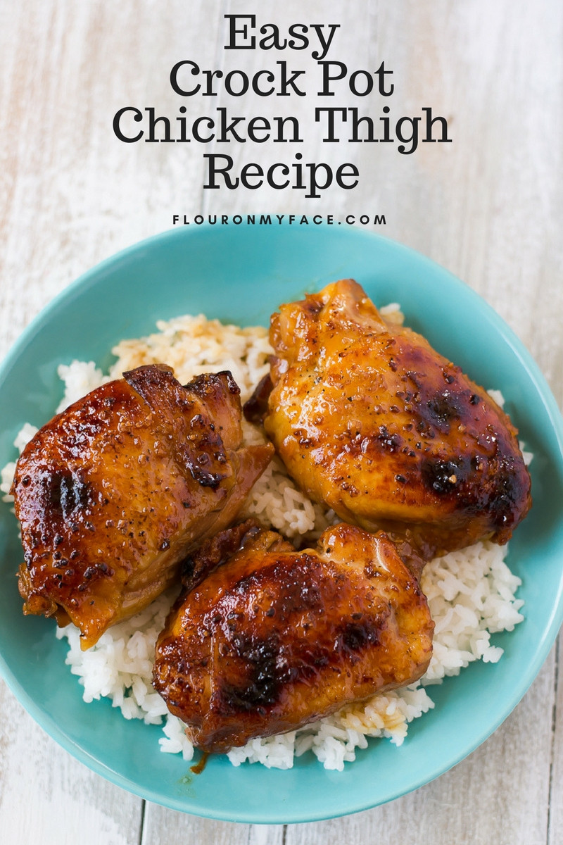Crock Pot Chicken Thighs Paleo
 Easy Slow Cooker Chicken Thigh Recipes