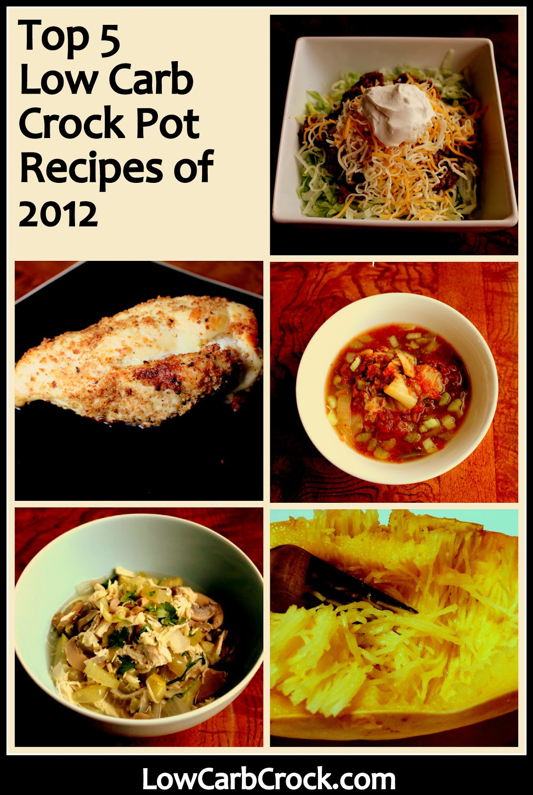 Crock Pot Recipes Low Carb
 Top 5 Low Carb Crock Pot Recipes of 2012