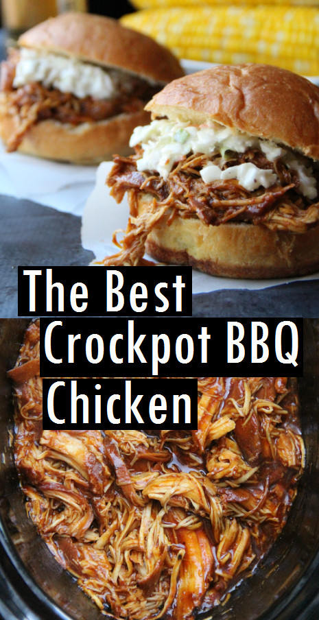 Crockpot Bbq Chicken Sandwiches
 The Best Crockpot BBQ Chicken