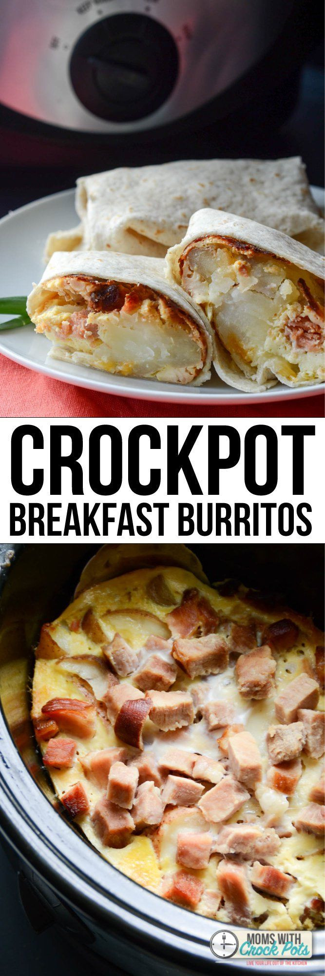 Crockpot Breakfast Burritos
 Crockpot Breakfast Burritos Recipe