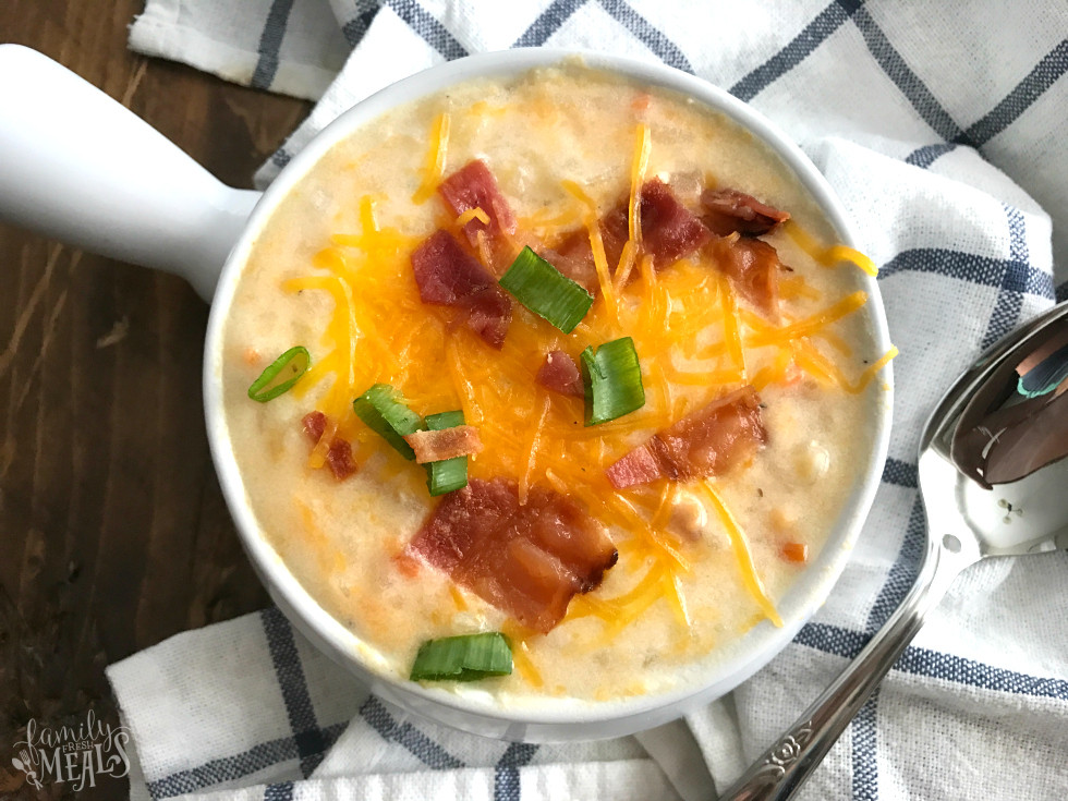 Crockpot Potato Soup With Hash Browns
 Loaded Crockpot Hash Brown Potato Soup Family Fresh Meals