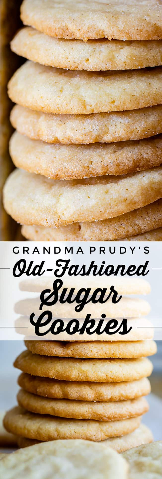 Crunchy Sugar Cookies
 Easy Sugar Cookie Recipe Grandma Prudy s Thin and Crispy