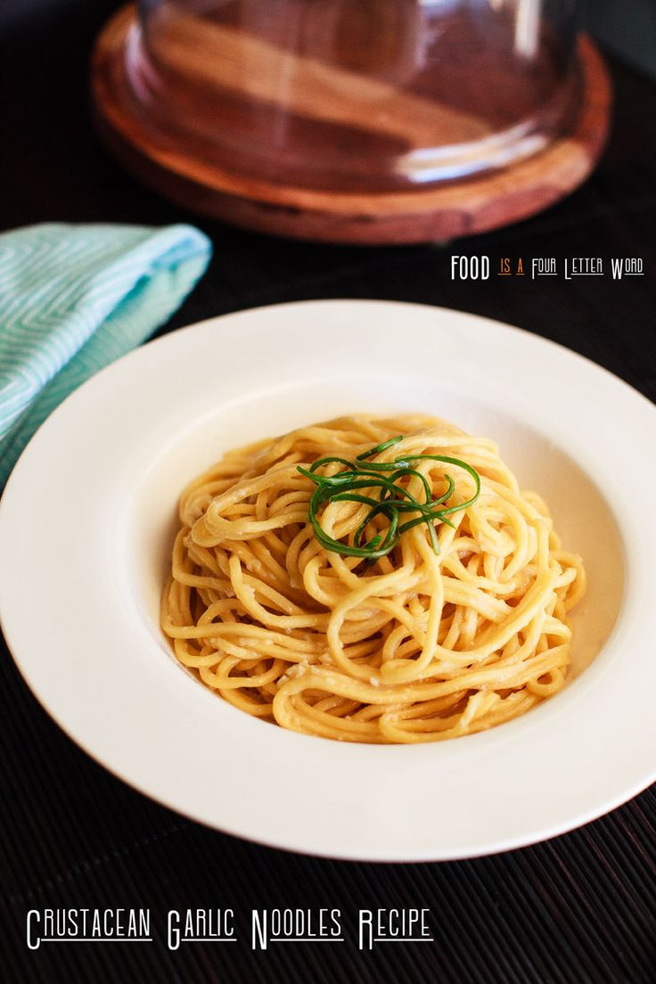 Crustacean Garlic Noodles Recipe
 Crustacean AnQi Thang Long Garlic Noodles
