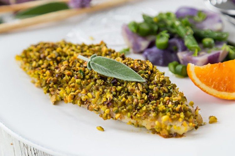 Crusted Fish Recipes
 Baked Breaded Sole Fillet with Pistachios