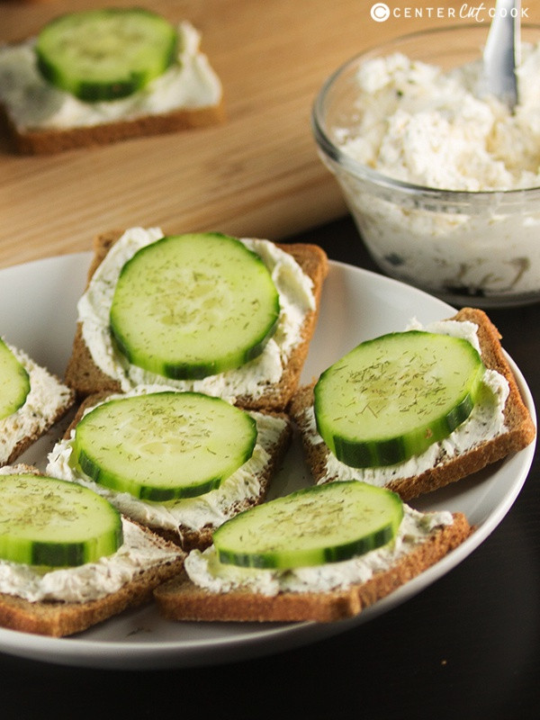 Cucumber Cream Cheese Tea Sandwiches
 Cucumber Sandwiches Recipe