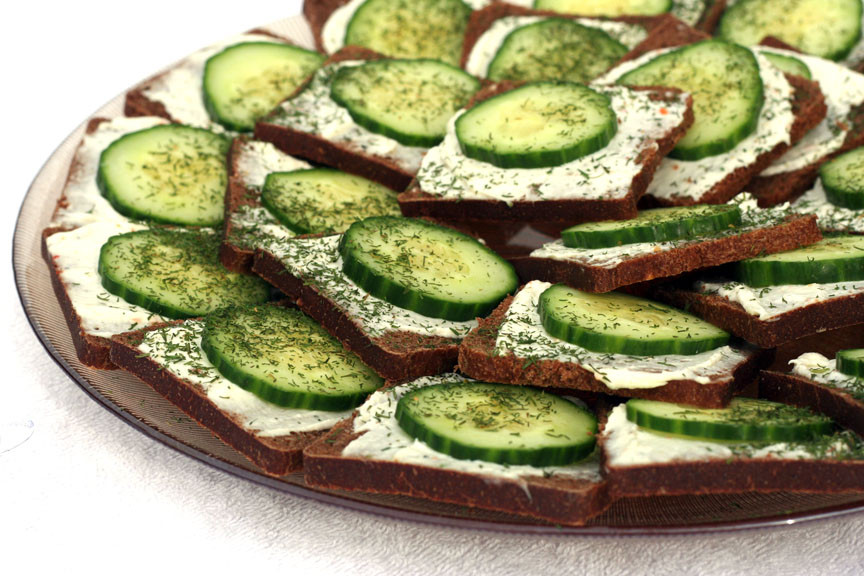 Cucumber Cream Cheese Tea Sandwiches
 This Week for Dinner Featured Recipe Cucumber Sandwiches