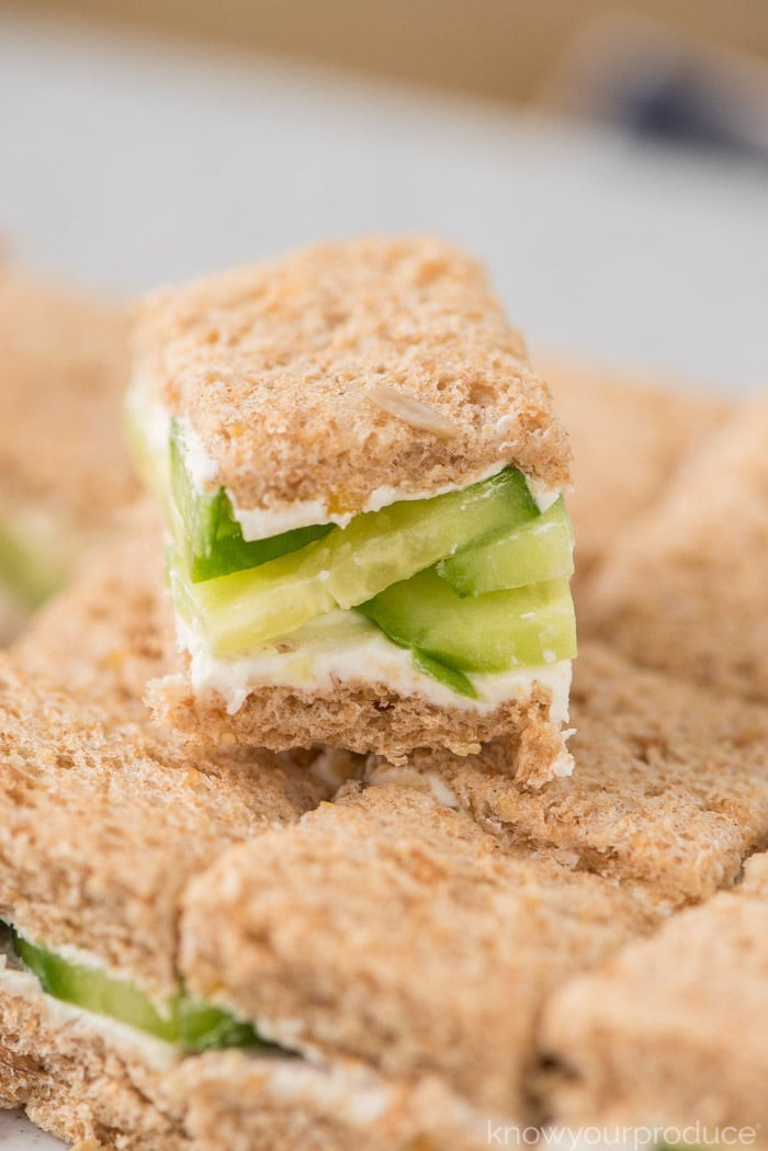 Cucumber Sandwiches Cream Cheese
 Cucumber Sandwiches with Cream Cheese Know Your Produce
