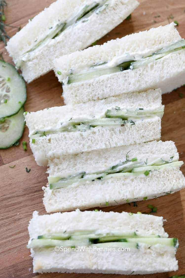Cucumber Sandwiches Cream Cheese
 cucumber sandwiches with cream cheese and ranch dressing