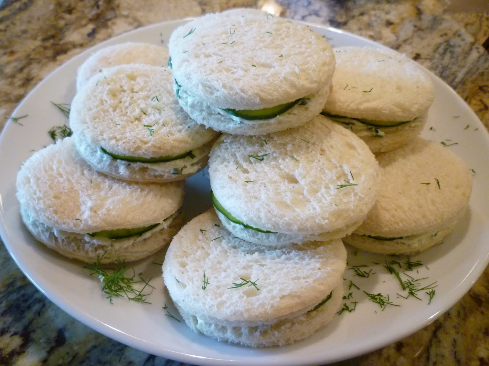 Cucumber Sandwiches With Cream Cheese
 The Chef In My Head Chive Cream Cheese and Cucumber Tea