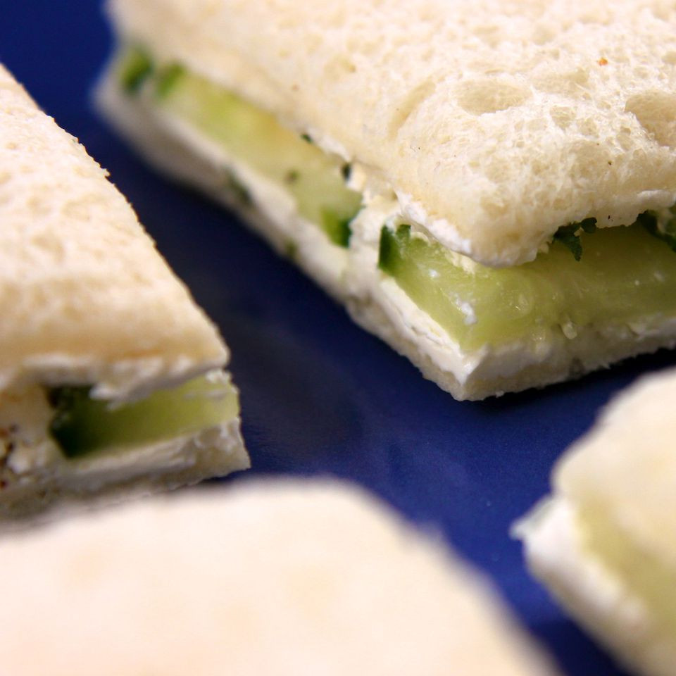Cucumber Sandwiches With Cream Cheese
 Cucumber Cream Cheese Tea Sandwiches Recipe