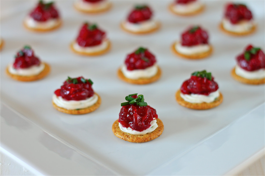 Cute Christmas Appetizers
 Cranberry Dijon and Cream Cheese Appetizer – I Adore Food