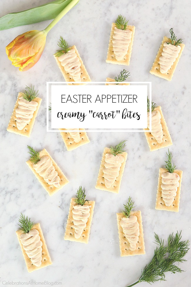 Cute Easter Appetizers
 Easter Appetizers Creamy Carrot Bites Celebrations at Home