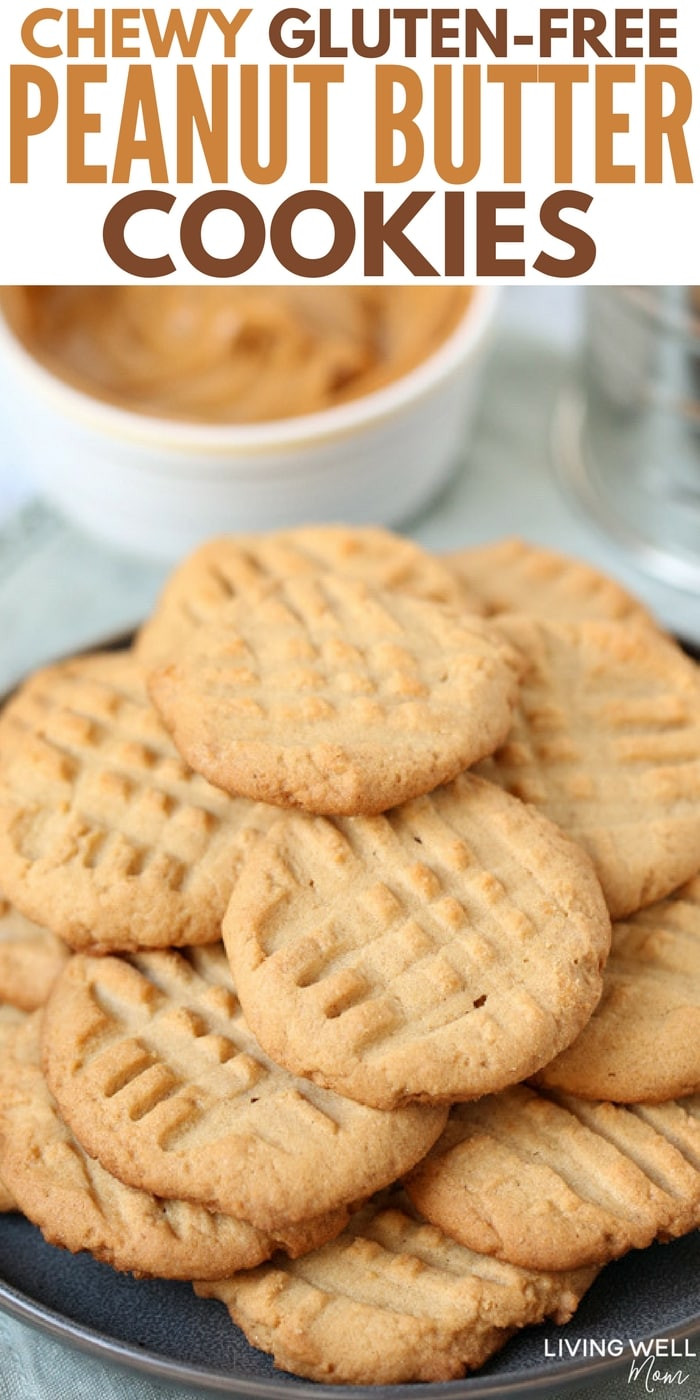 Dairy Free Peanut Butter Cookies
 Chewy Gluten Free Peanut Butter Cookies