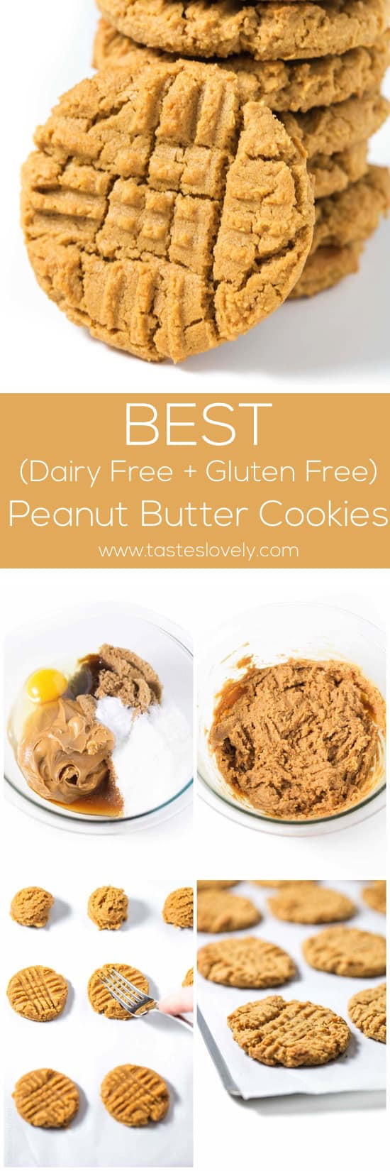 Dairy Free Peanut Butter Cookies
 Dairy Free Peanut Butter Cookies Tastes Lovely