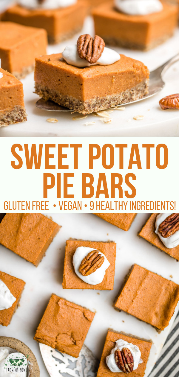 Dairy Free Sweet Potato Pie
 Sweet Potato Pie Bars Gluten Free & Vegan From My Bowl