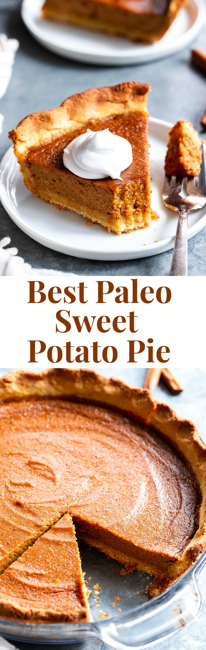 Dairy Free Sweet Potato Pie
 Paleo Sweet Potato Pie Gluten Free DF Option