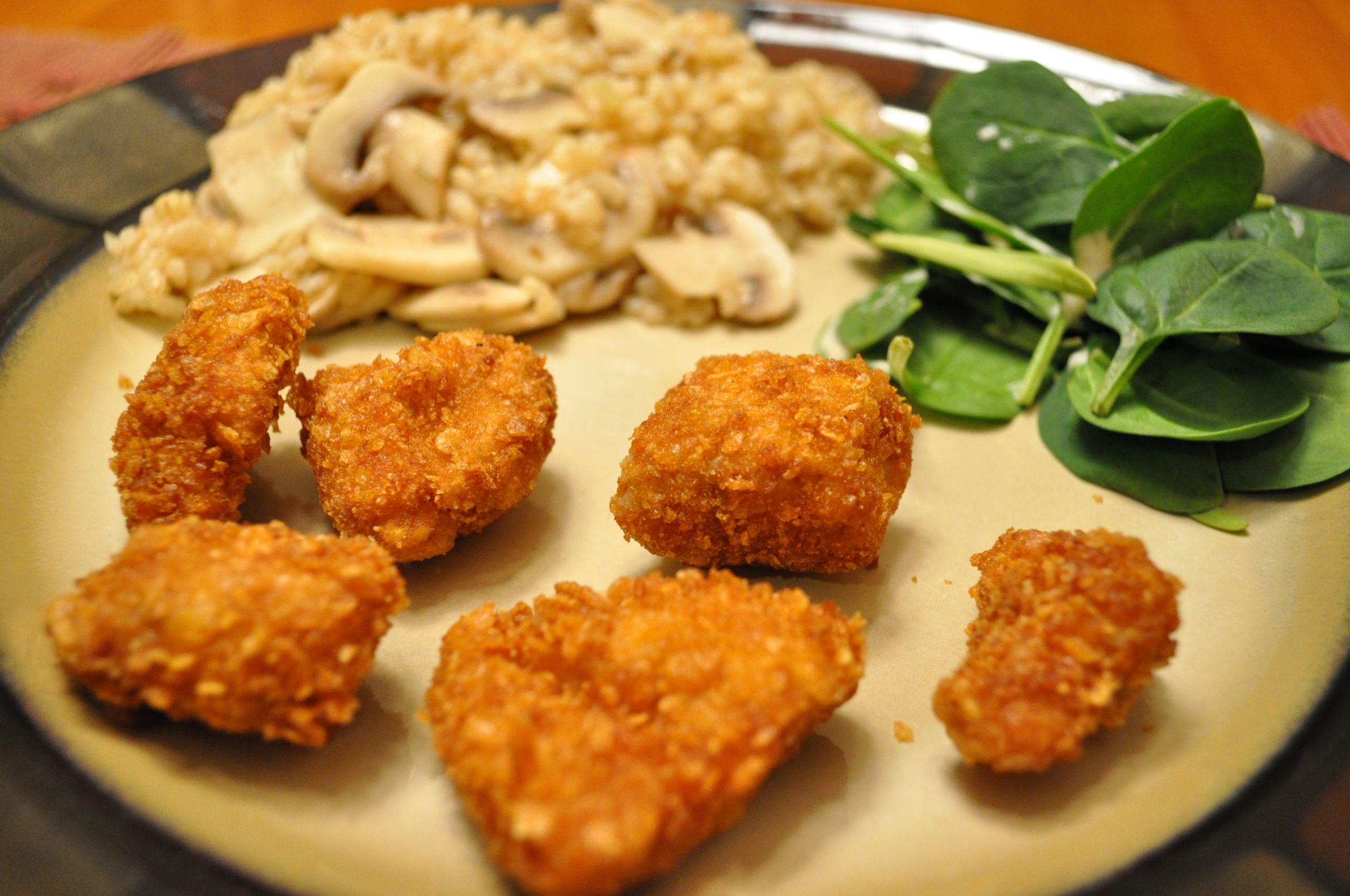 Deep Fried Chicken Nuggets
 Fearless Pheasant Nug s… or Tame Chicken Nug s