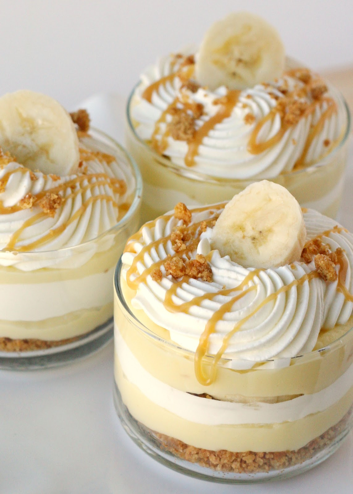 Dessert With Bananas
 Banana Caramel Cream Dessert Glorious Treats