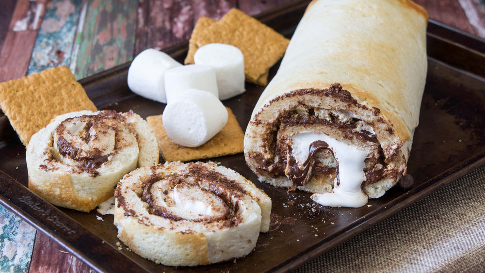 Desserts To Make With Pizza Dough
 S’mores Pizza Roll Up recipe from Pillsbury