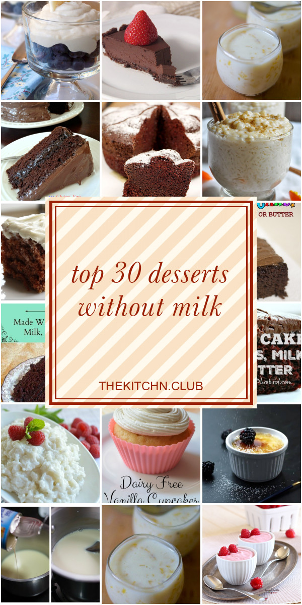 30 Ideas for Desserts without Milk - Best Recipes Ideas and Collections