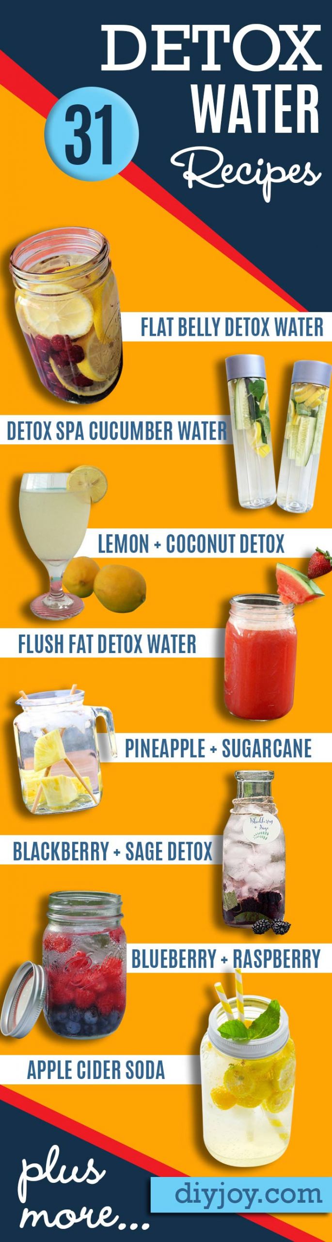 Detox Drinks Recipes For Weight Loss
 31 DIY DETOX Water Recipes Drinks To Start f 2016 Right