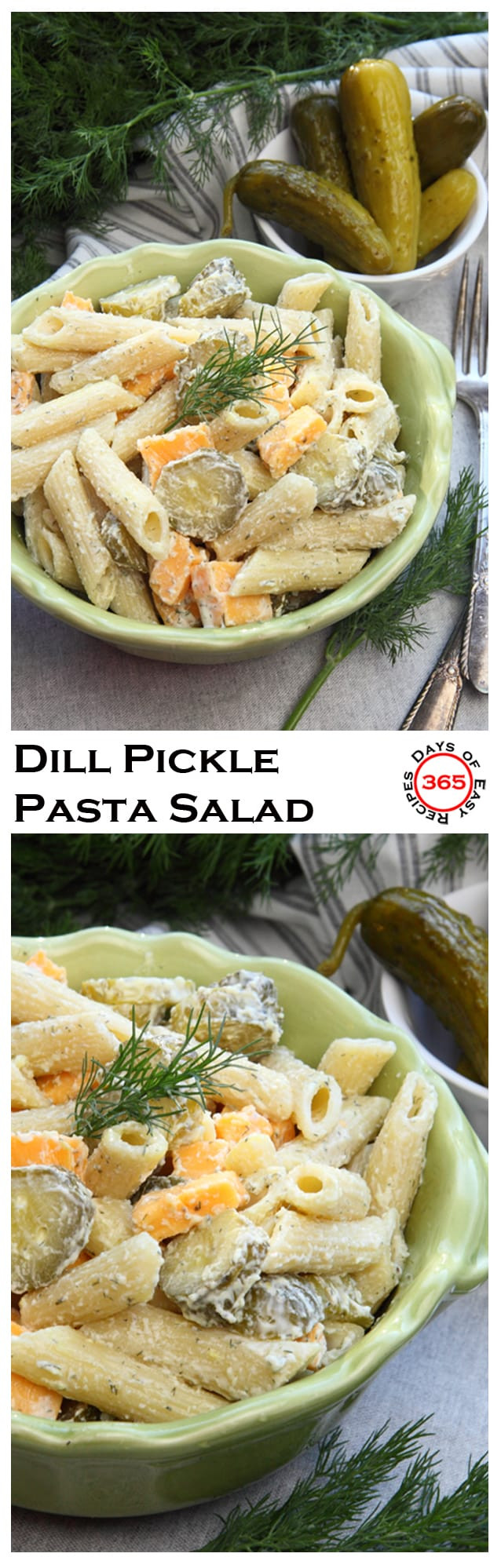 Dill Pickle Macaroni Salad
 Dill Pickle Pasta Salad 365 Days of Easy Recipes