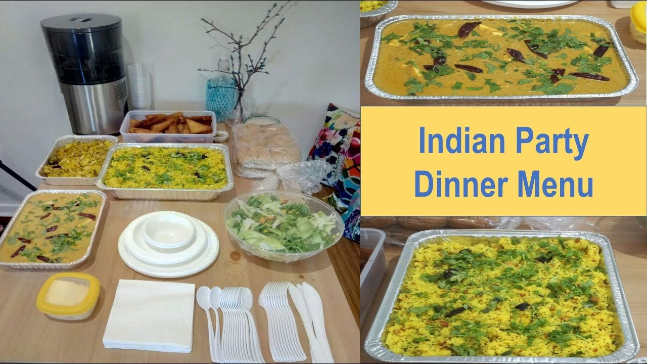 Dinner Ideas For Guests
 Indian Dinner Menu for Guests