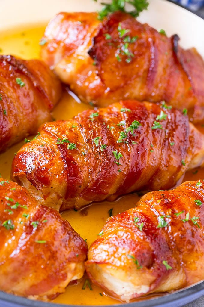 Dinner Ideas With Bacon
 Bacon Wrapped Chicken Dinner at the Zoo