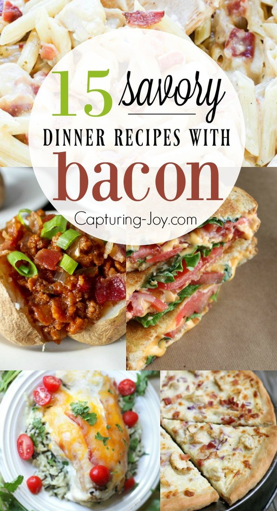 Dinner Ideas With Bacon
 Bacon Dinner Recipes