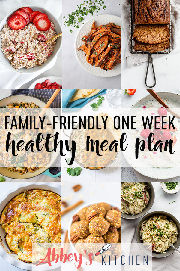 Dinners For The Week Ideas
 Family Meal Plan