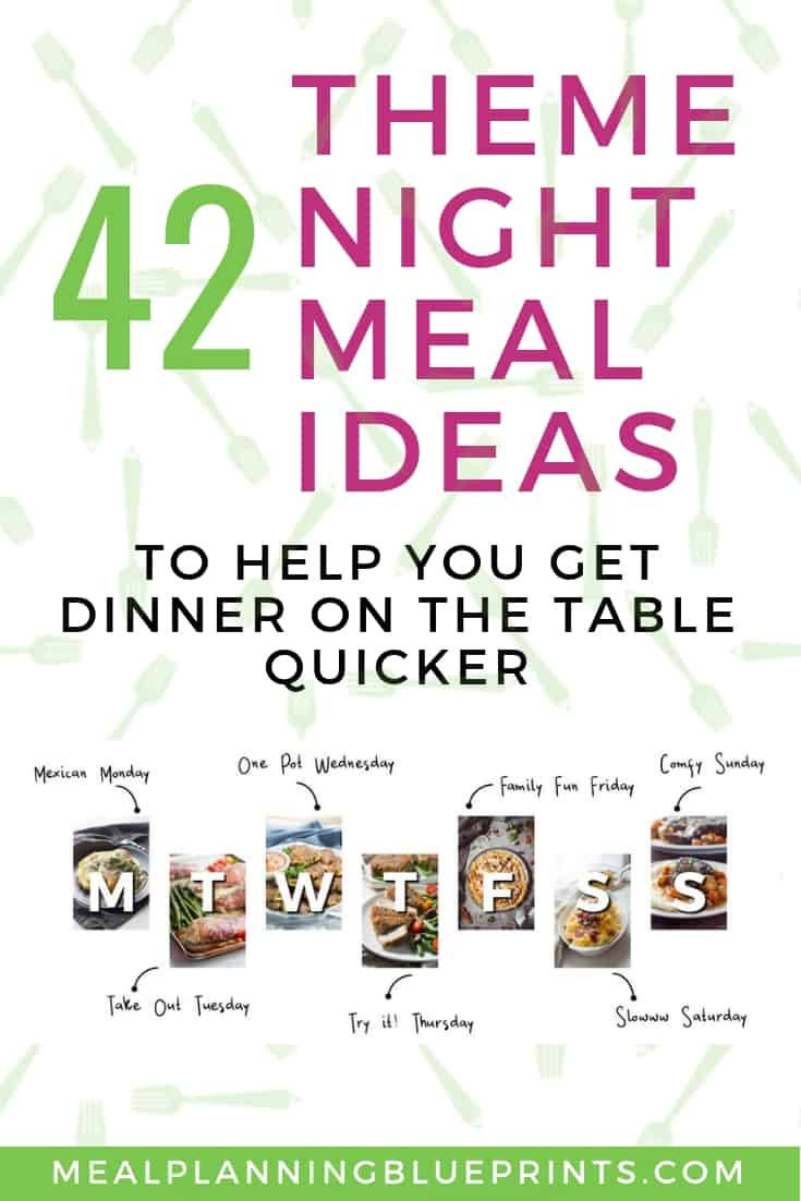 Dinners For The Week Ideas
 42 Amazing Theme Night Meal Ideas