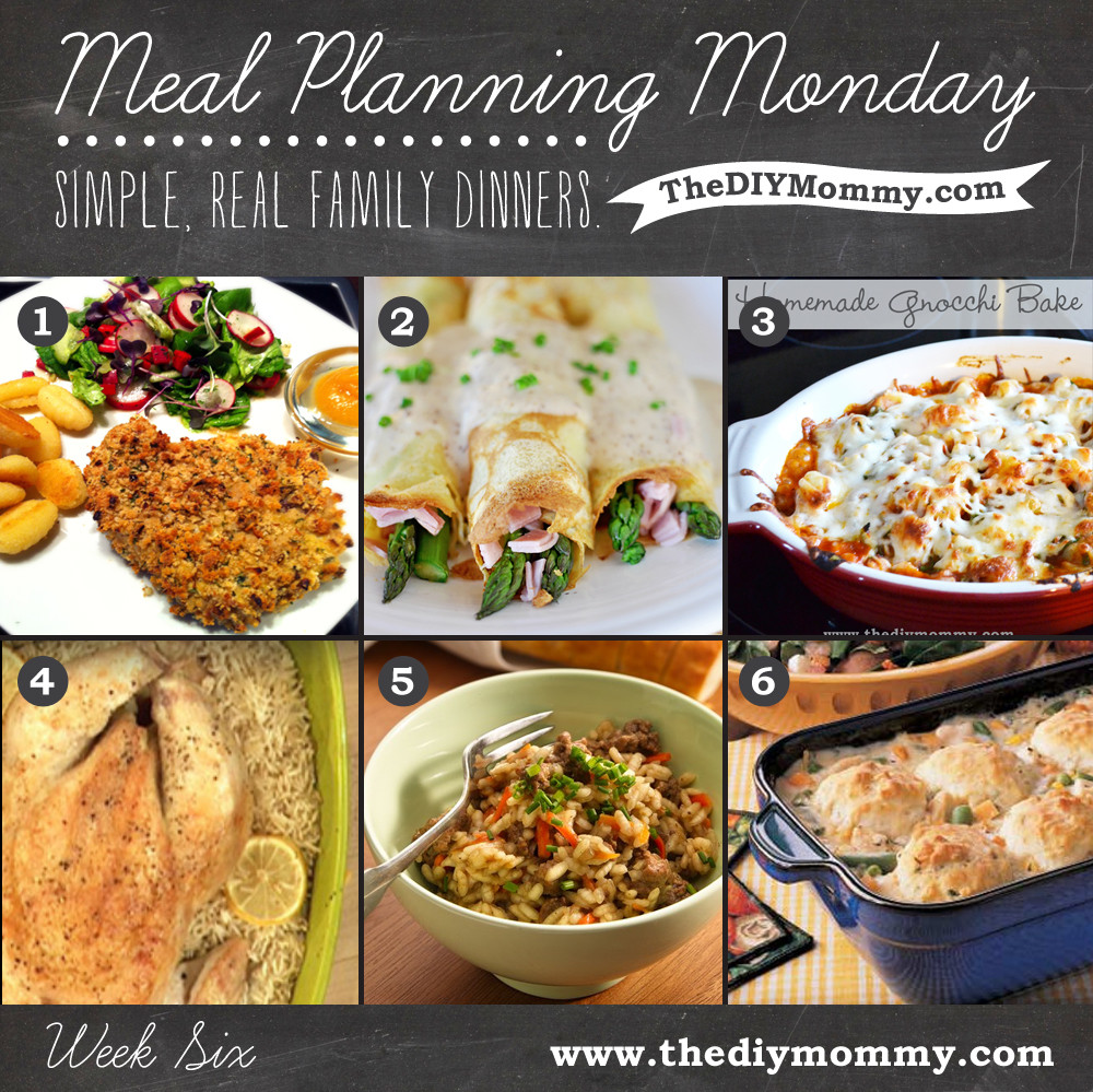 Dinners For The Week Ideas
 Meal Planning Monday Week 6 – Simple Real Family Dinners