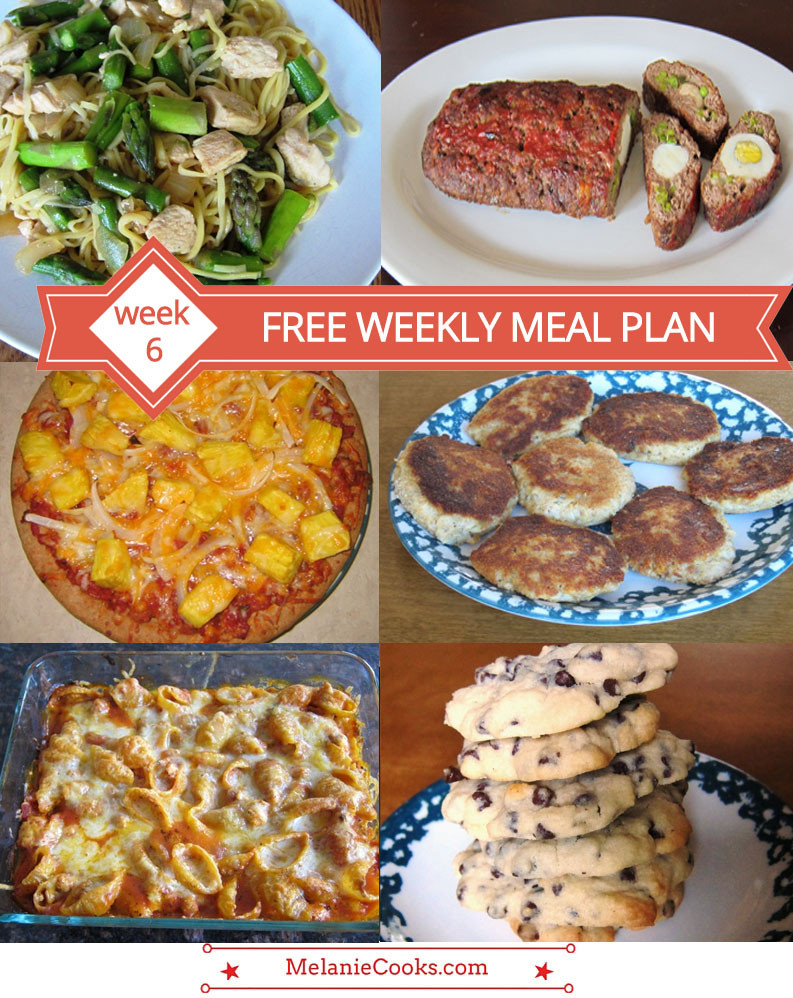 Dinners Ideas For The Week
 Free Weekly Meal Plan – Family Dinner Menu Ideas Week 6
