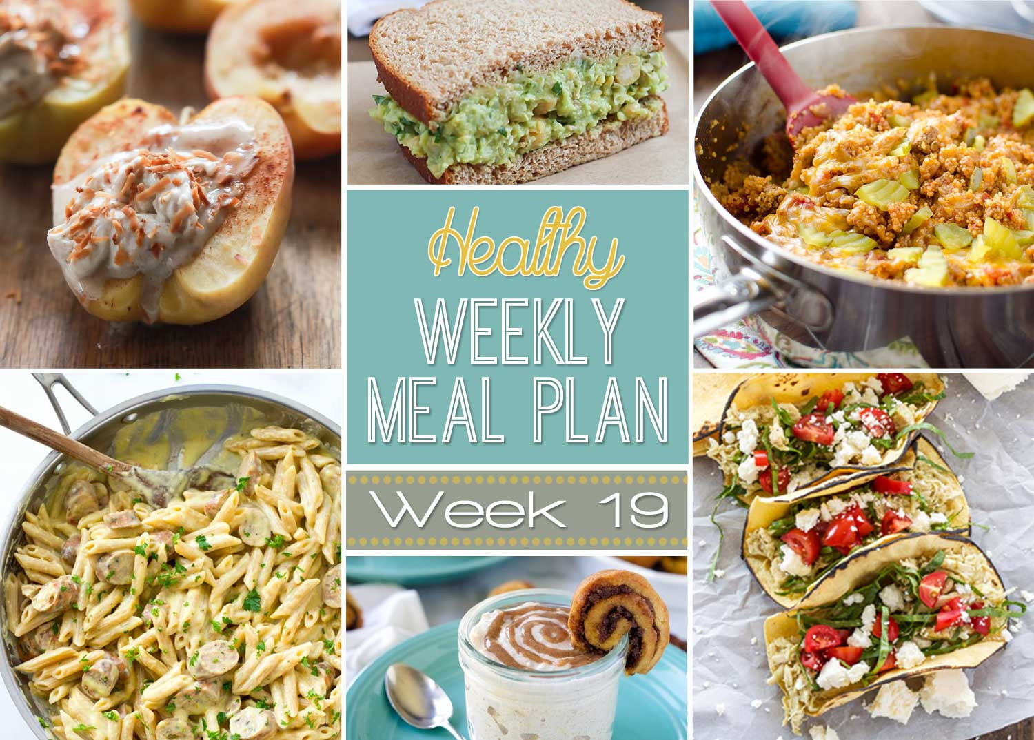 Dinners Ideas For The Week
 Healthy Weekly Meal Plan 19 With Salt and Wit