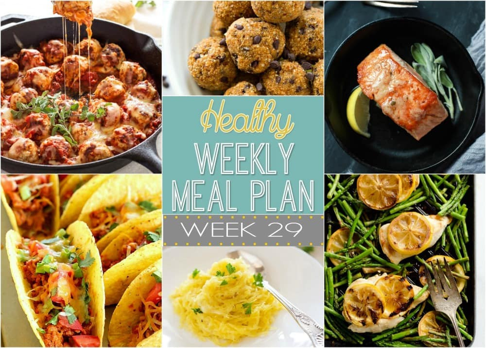 Dinners Ideas For The Week
 Healthy Weekly Meal Plan 29 Yummy Healthy Easy