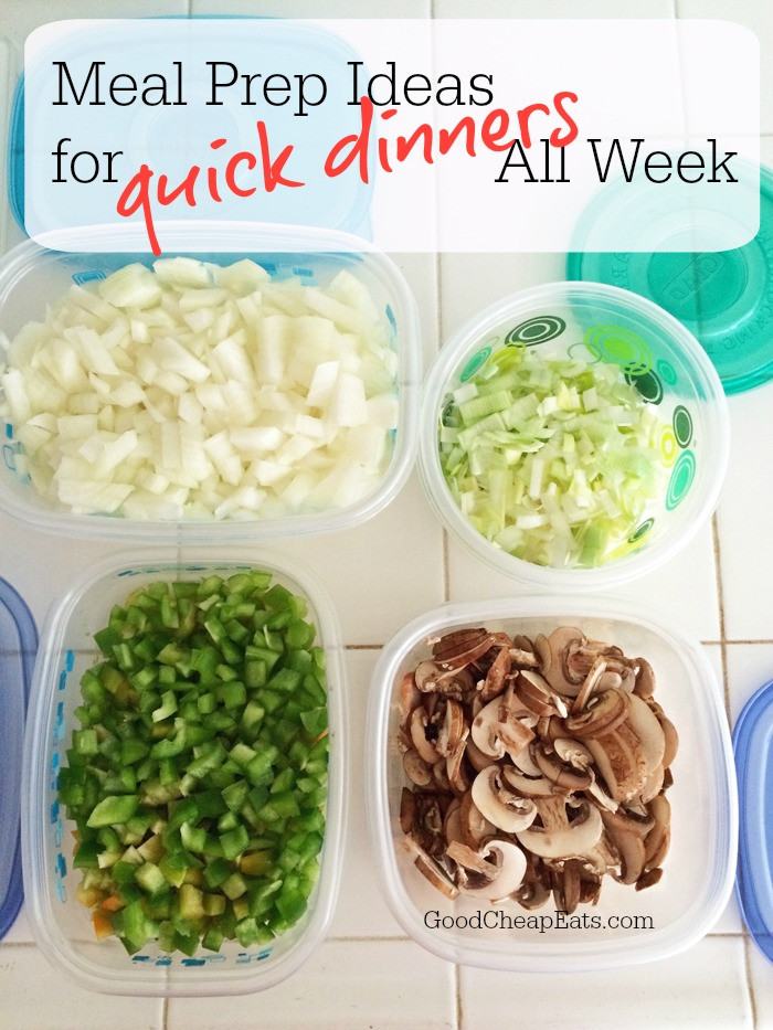 Dinners Ideas For The Week
 Meal Prep Ideas for Quick Dinners All Week Good Cheap Eats