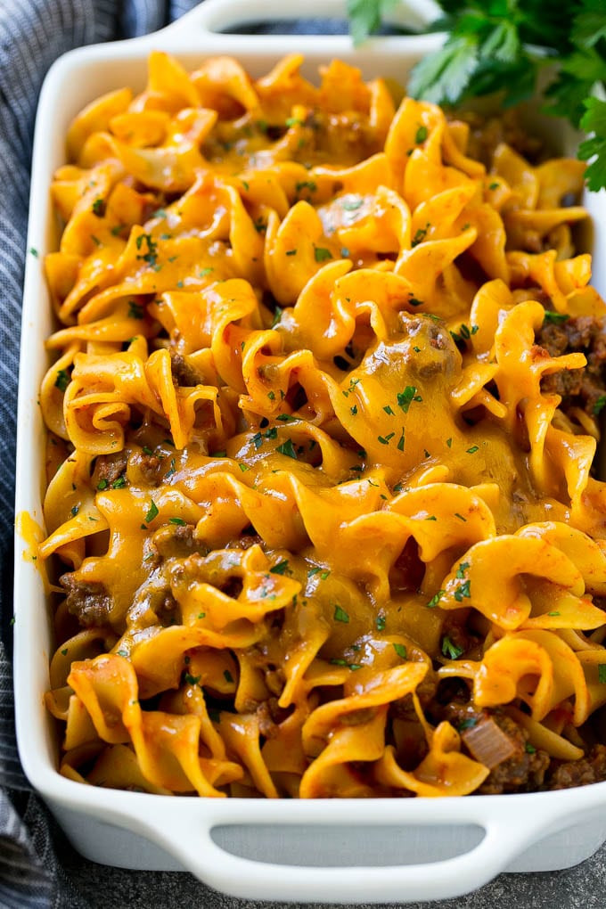 Dinners Ideas With Hamburger Meat
 Beef Noodle Casserole Dinner at the Zoo