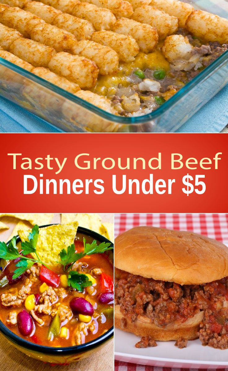 Dinners Ideas With Hamburger Meat
 Tasty Ground Beef Dinners Under $5 oh my gosh These are