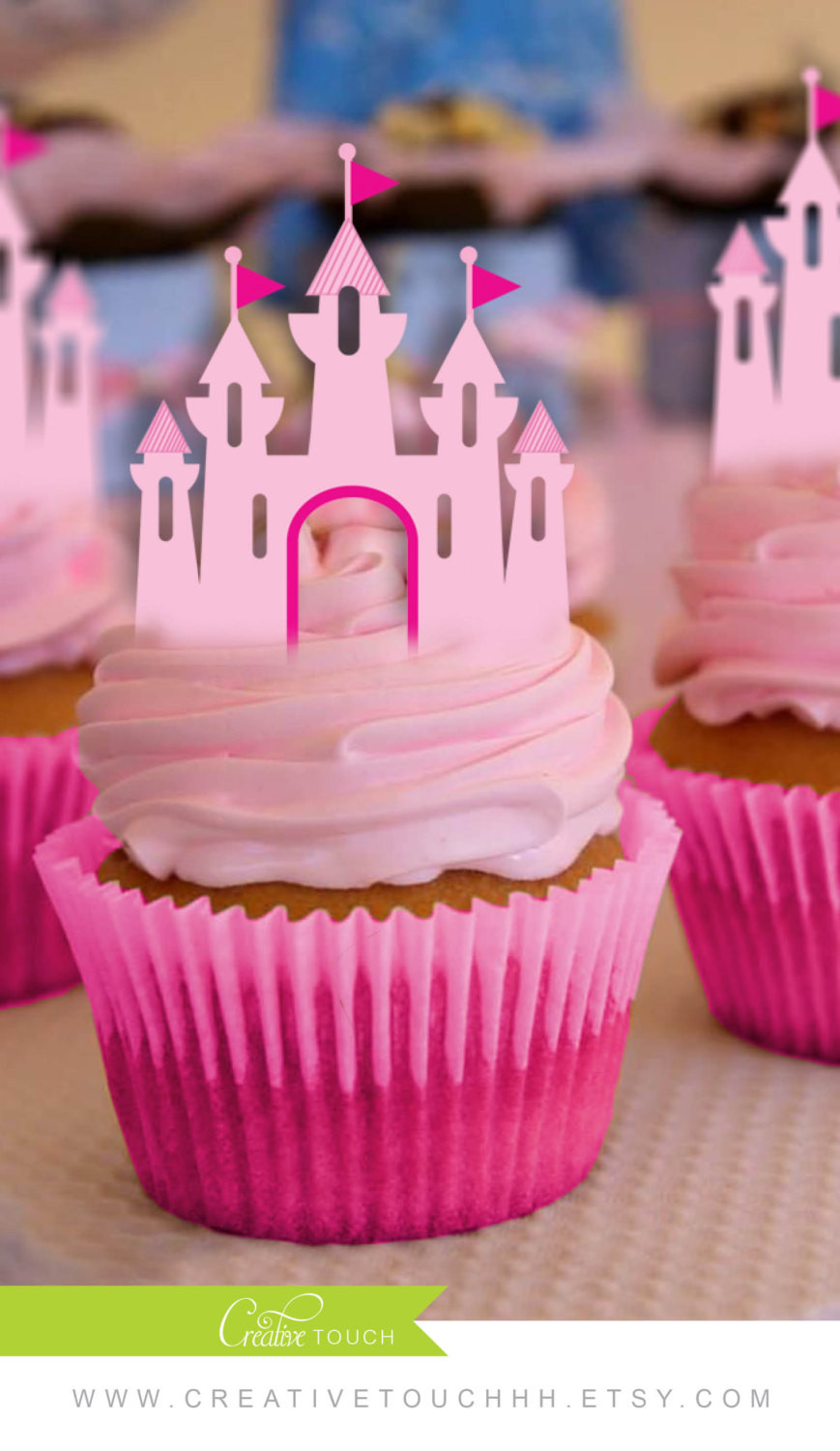 Disney Princess Cupcakes
 Princess Cupcake Toppers Princess Castle Disney Princess