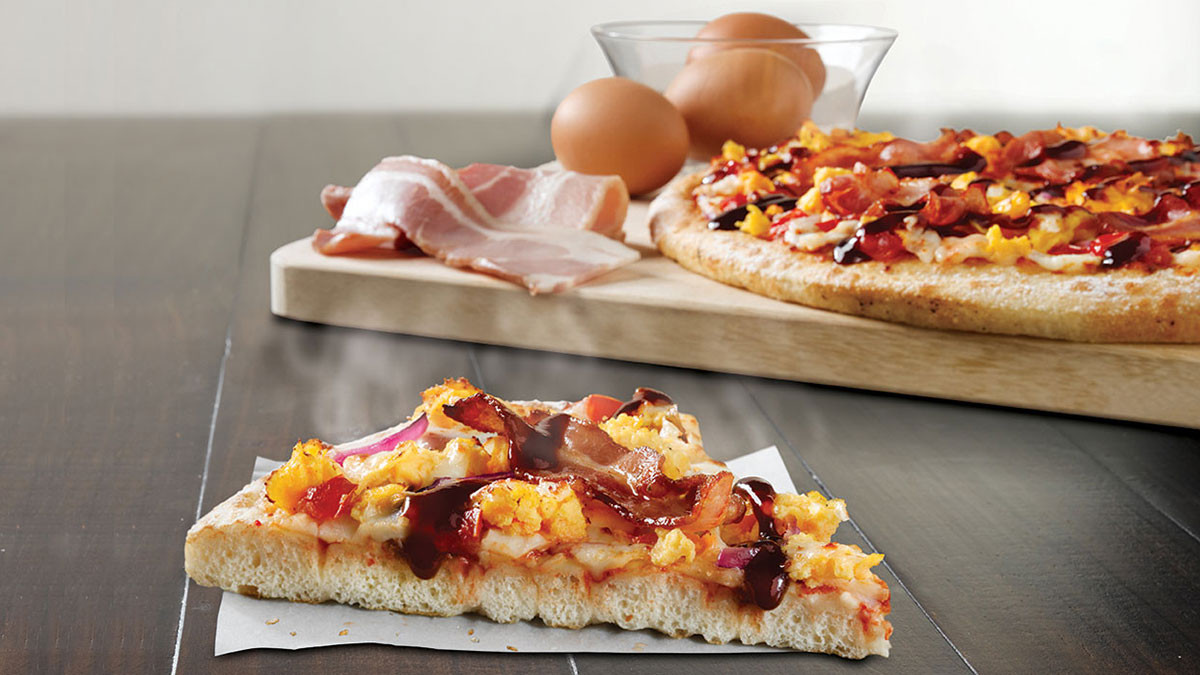 Dominos Breakfast Pizza
 You Can Now Get Breakfast Pizzas From Domino s