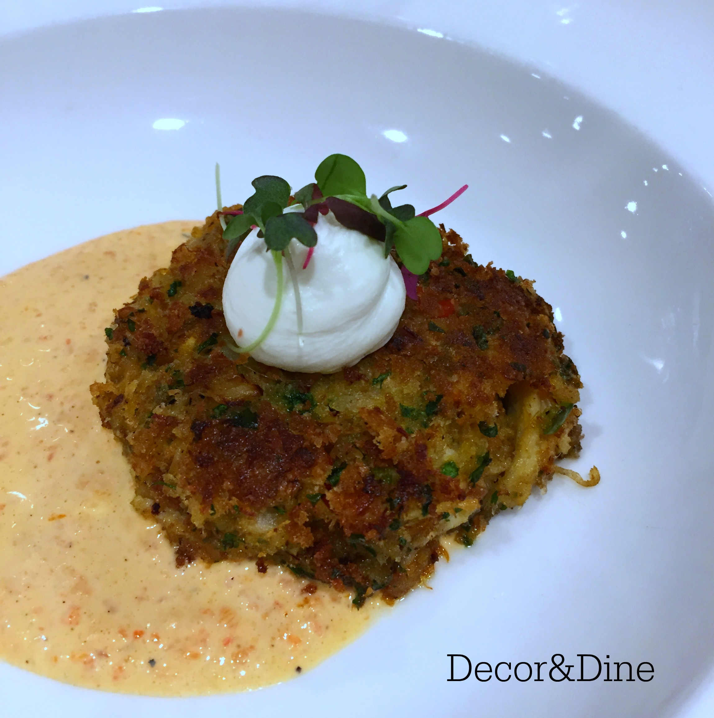 Dungeness Crab Cakes
 Dungeness Crab Cake with Roasted Red Pepper Aioli