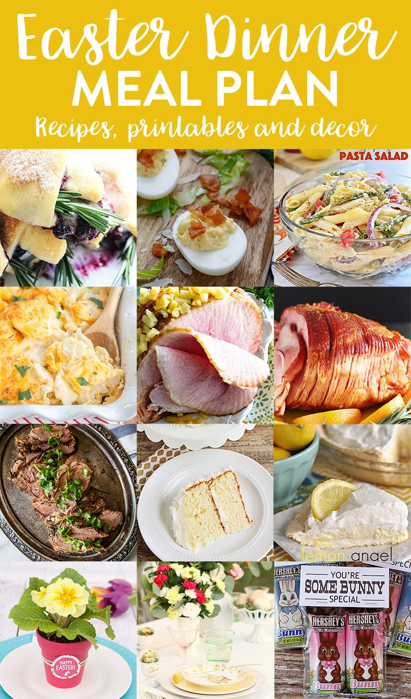 Easter Dinner Recipes Ideas
 Easy Easter Dinner Meal Plan and Party Ideas
