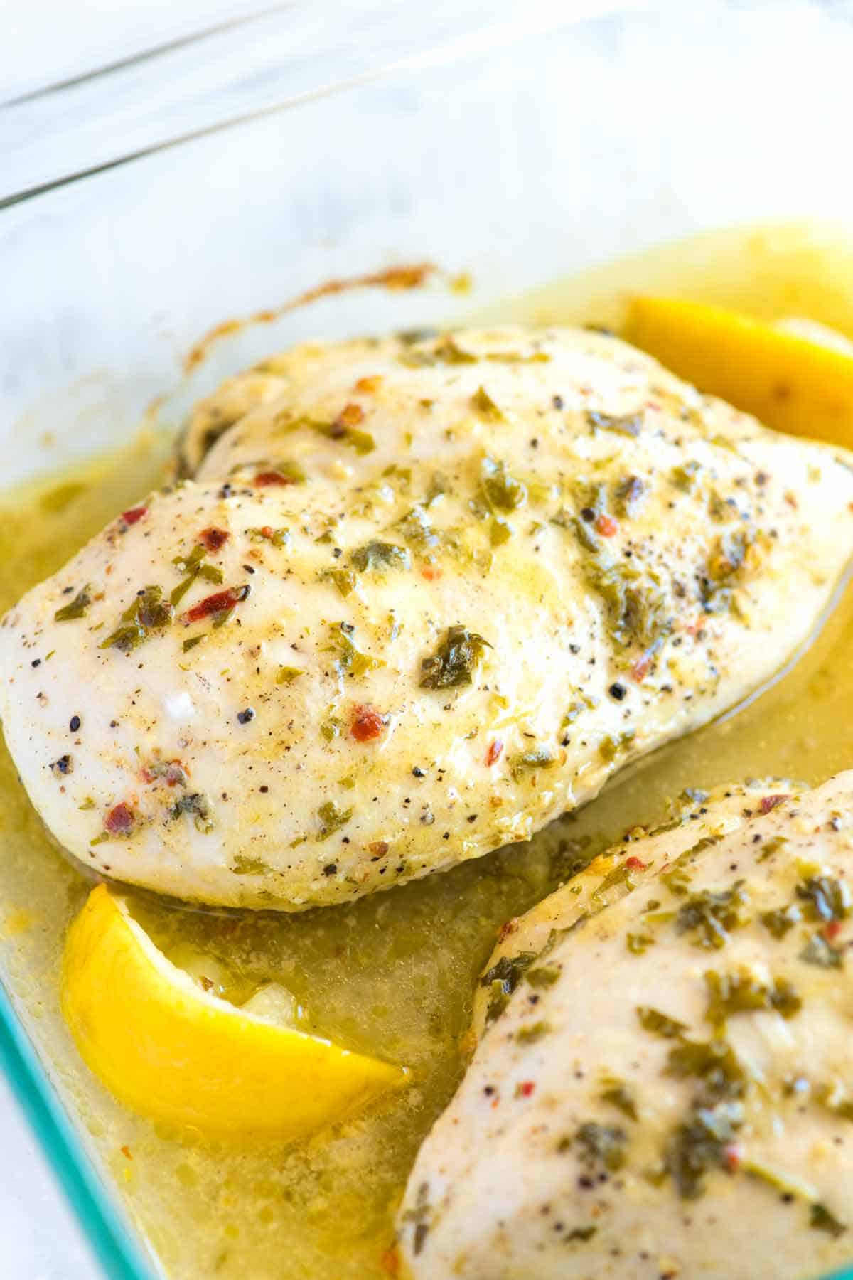 Easy Baked Chicken Breast Recipe
 Easy Lemon Garlic Baked Chicken Breast Recipe