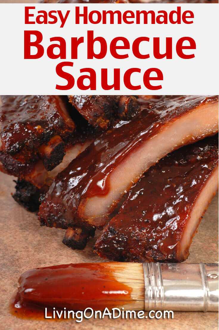 Easy Bbq Sauce Recipe
 3 Easy Homemade Barbecue Sauce Recipes Living on a Dime