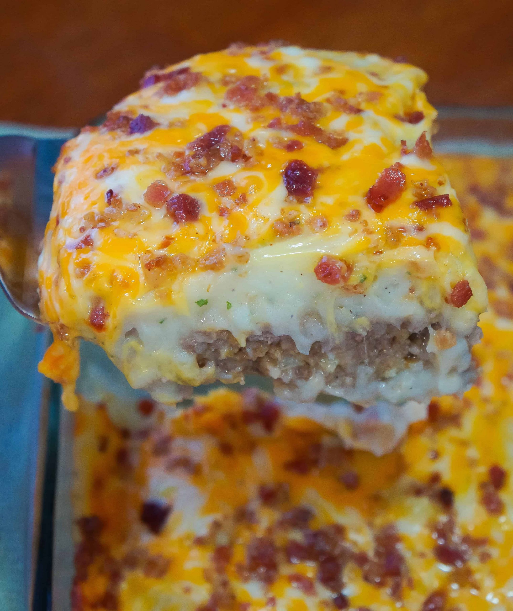 Easy Beef Casserole Recipes
 Loaded Potato Meatloaf Casserole This is Not Diet Food